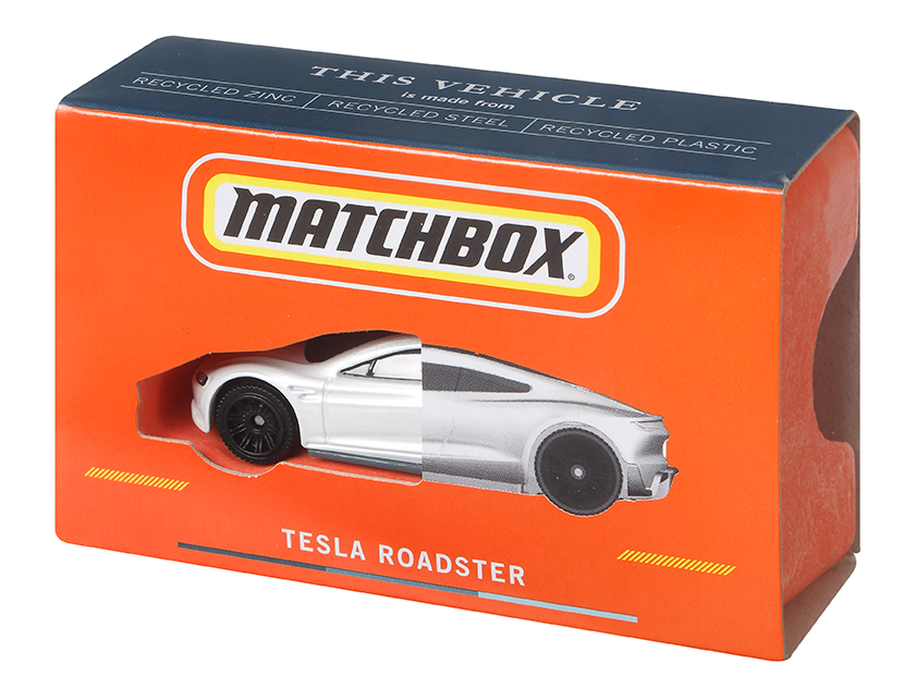 CarbonNeutral Tesla Roadster Matchbox