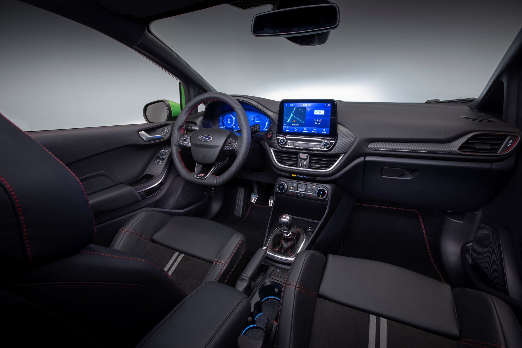 Interior of the new Ford Fiesta ST