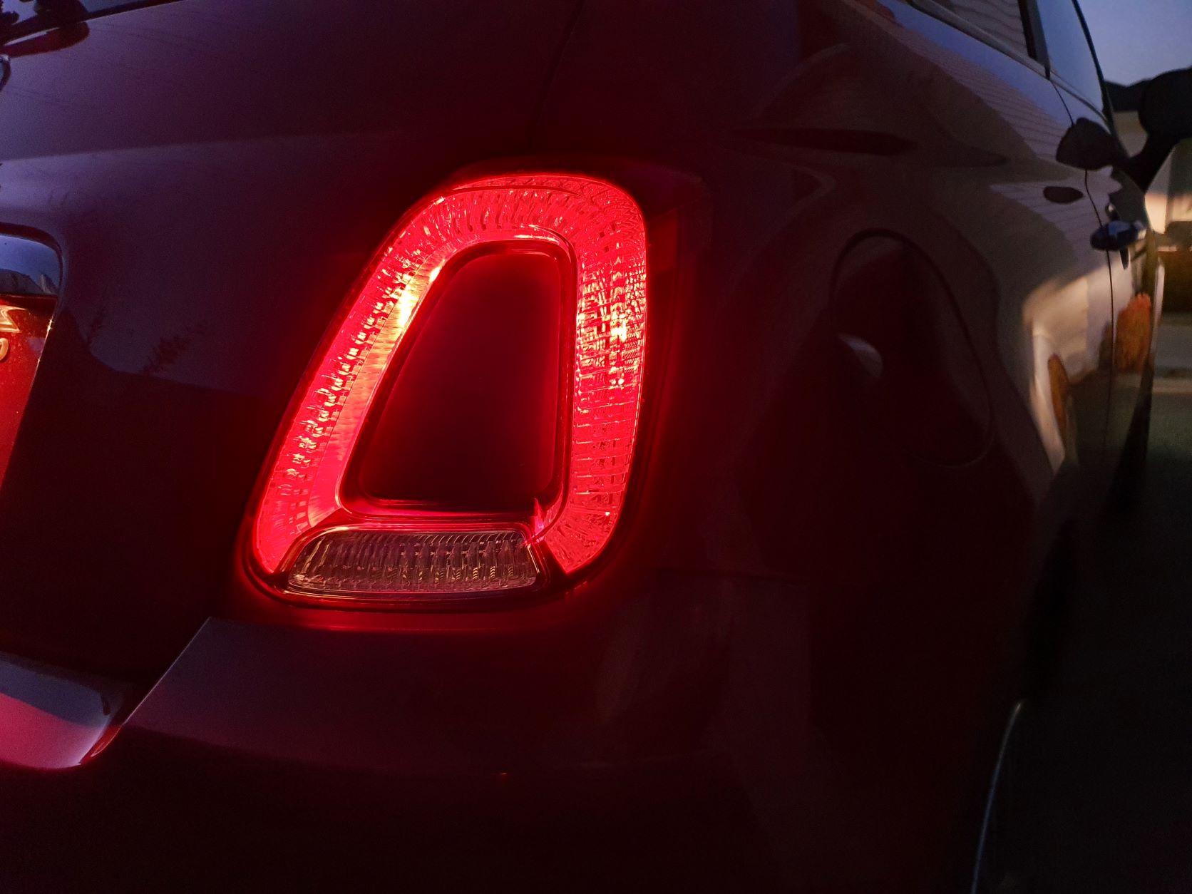 New taillights on the Fiat 500 Dolcevita