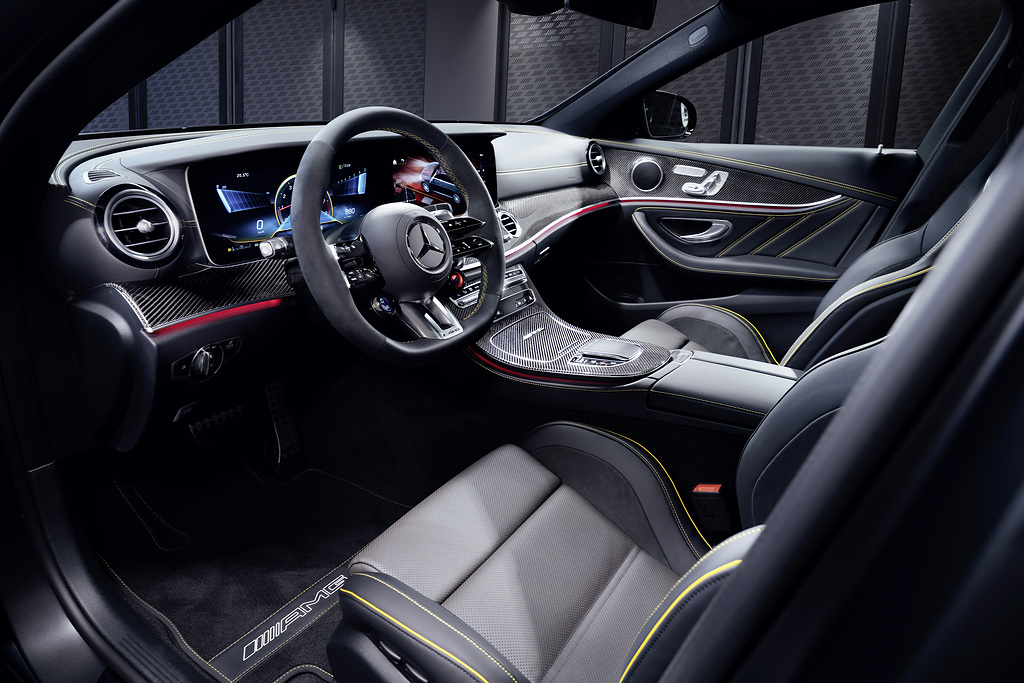 Interior of the Mercedes-AMG E63S Final Edition