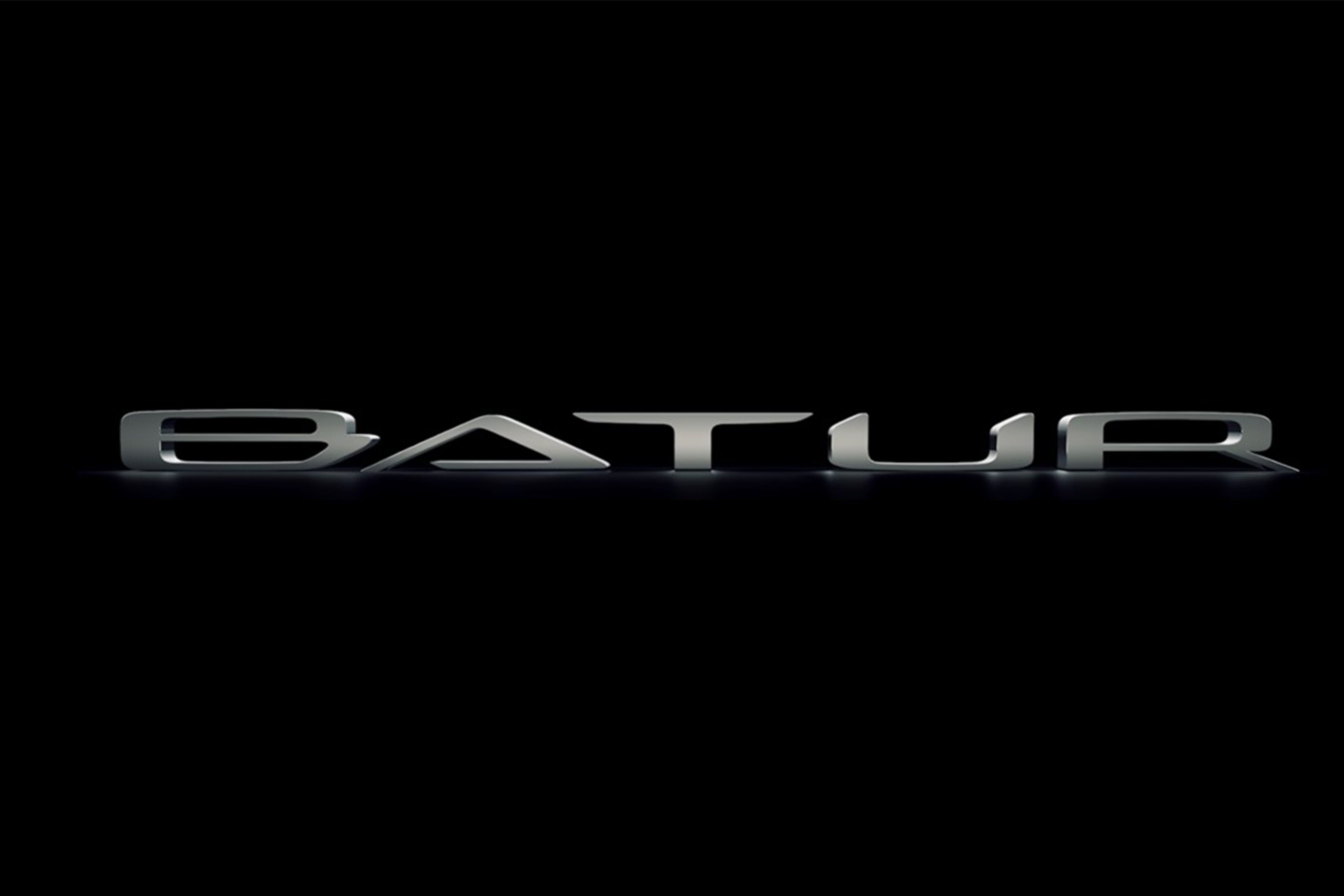Batur logo from the new Bentley GT car