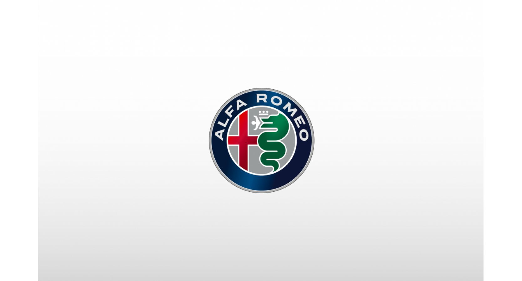 Alfa Romeo logo on a white background