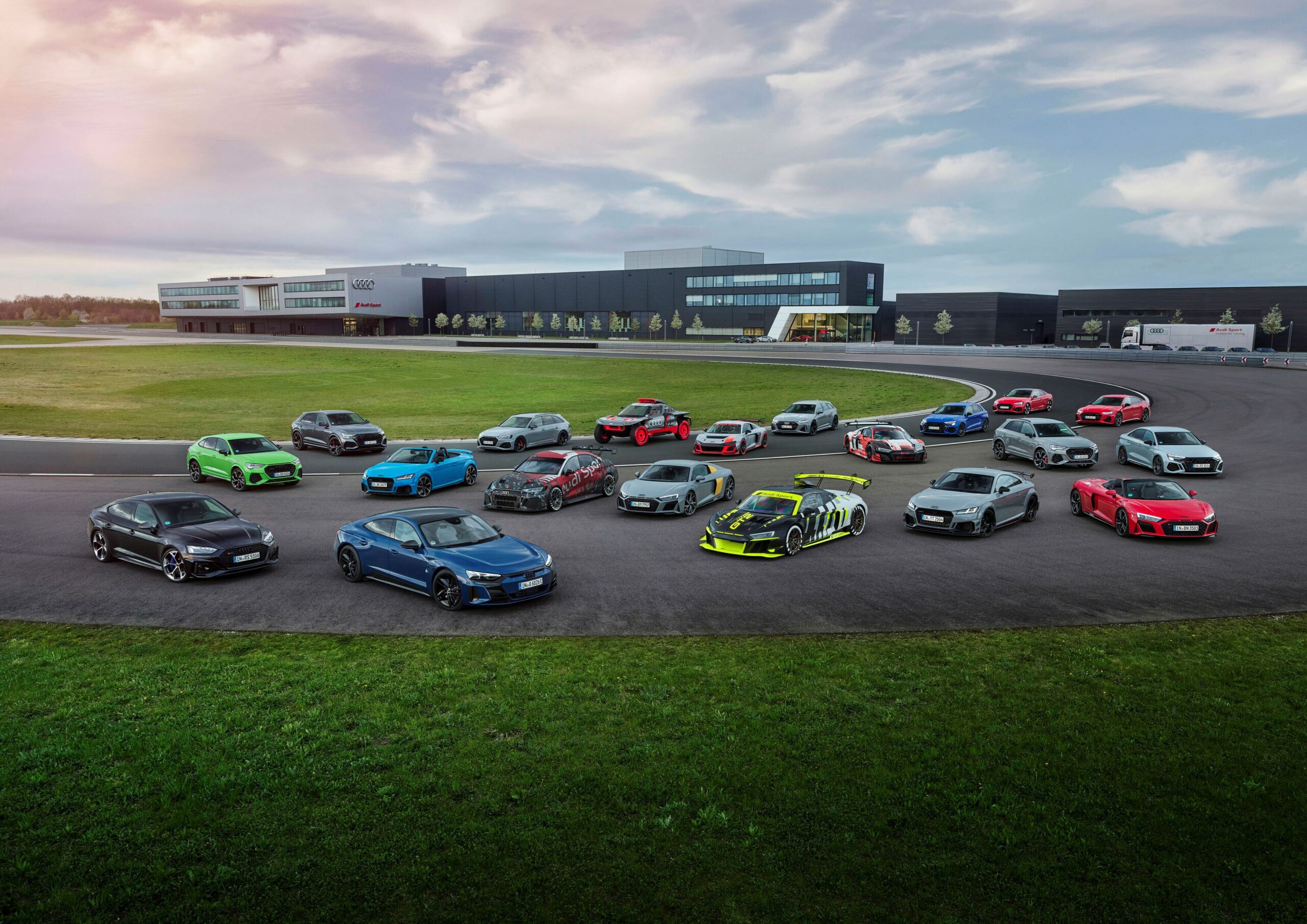 Audi Sport's range on display