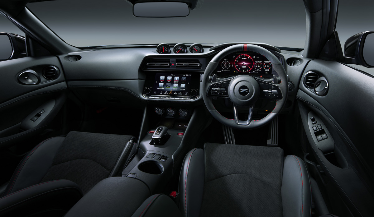 Interior of the Nissan Z NISMO in automatic