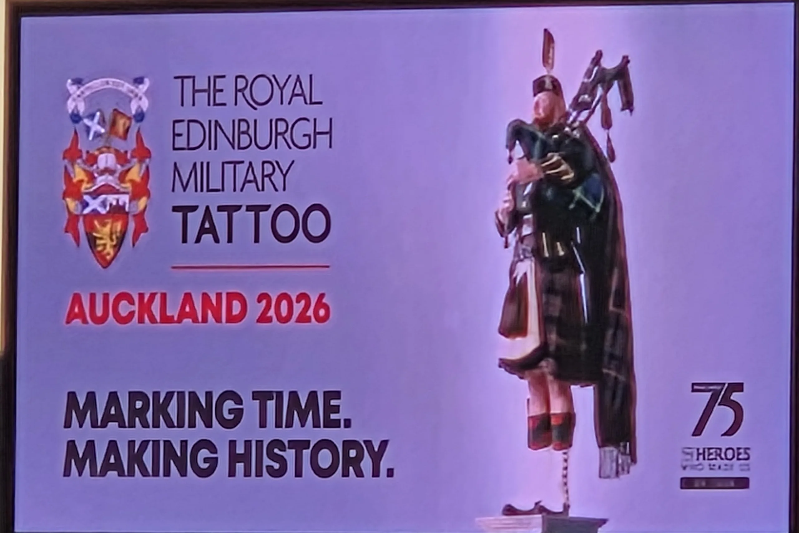 Scotland silences Eden Park Stadium - The 75th Royal Edinburgh Military Tattoo