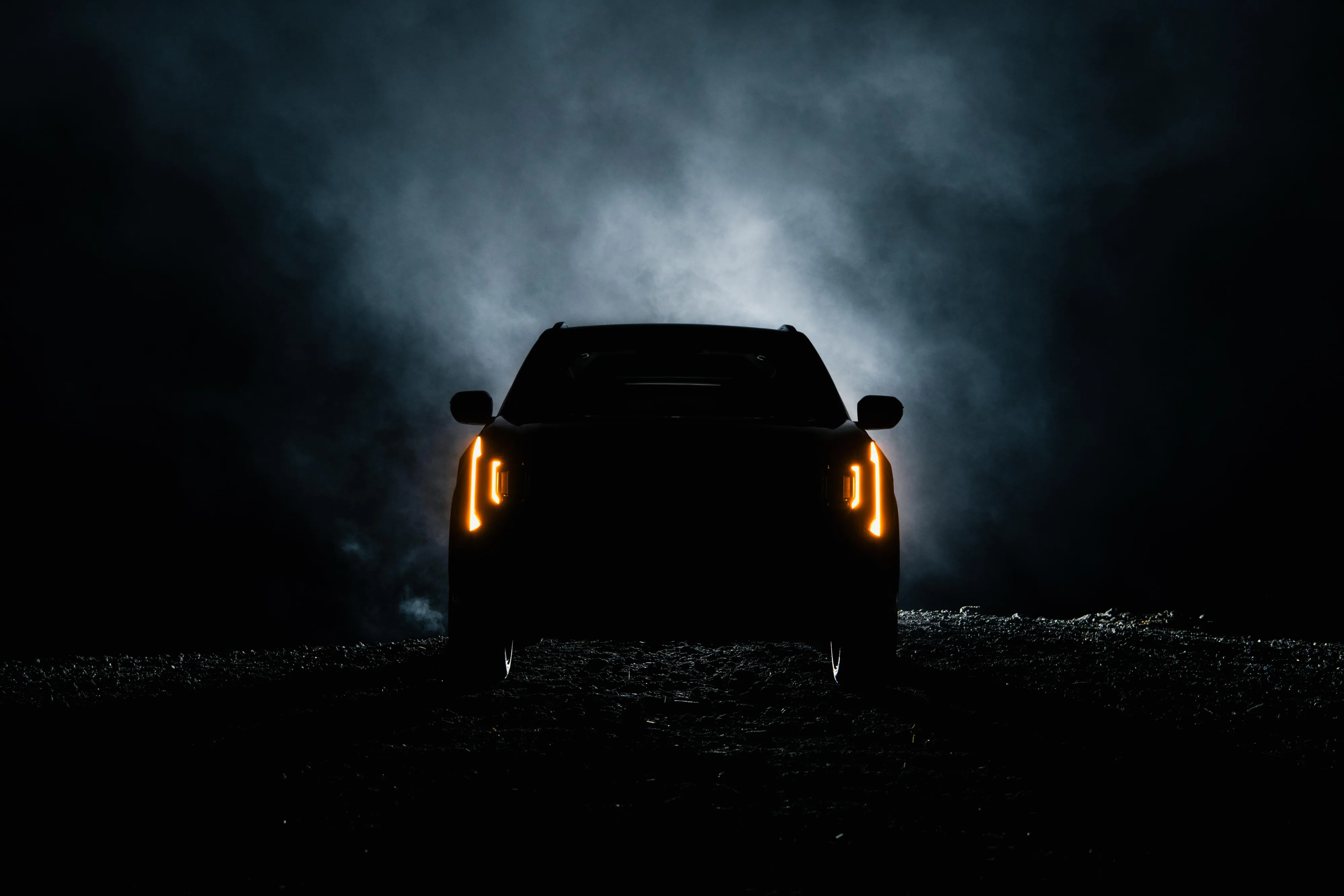 Teaser image of a 2027 Kia Seltos.